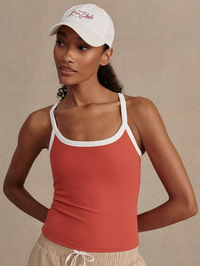 Theon Scoop Neck Tank in Baked Apple