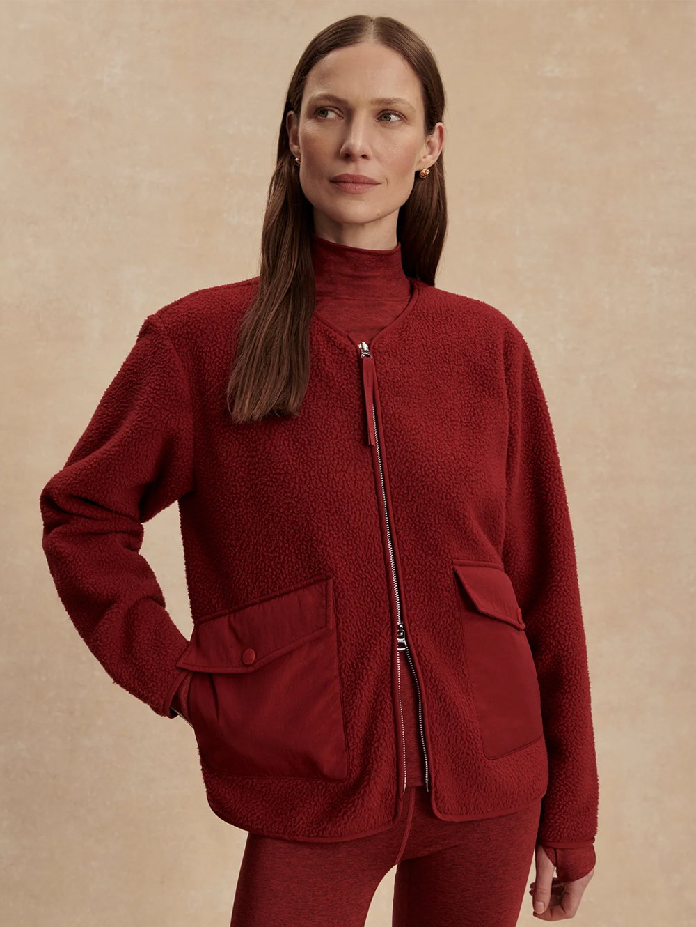 Marina Collarless Fleece