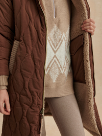 Theia Reversible Sherpa Coat