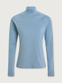 Always Warm Mock-Neck Base Layer in Glacier Marl