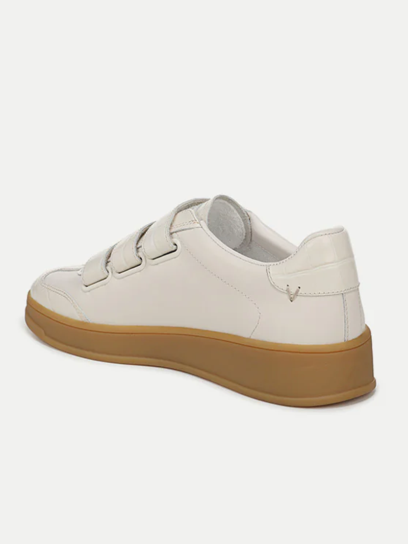 Reagan Velcro Sneaker in Parchment