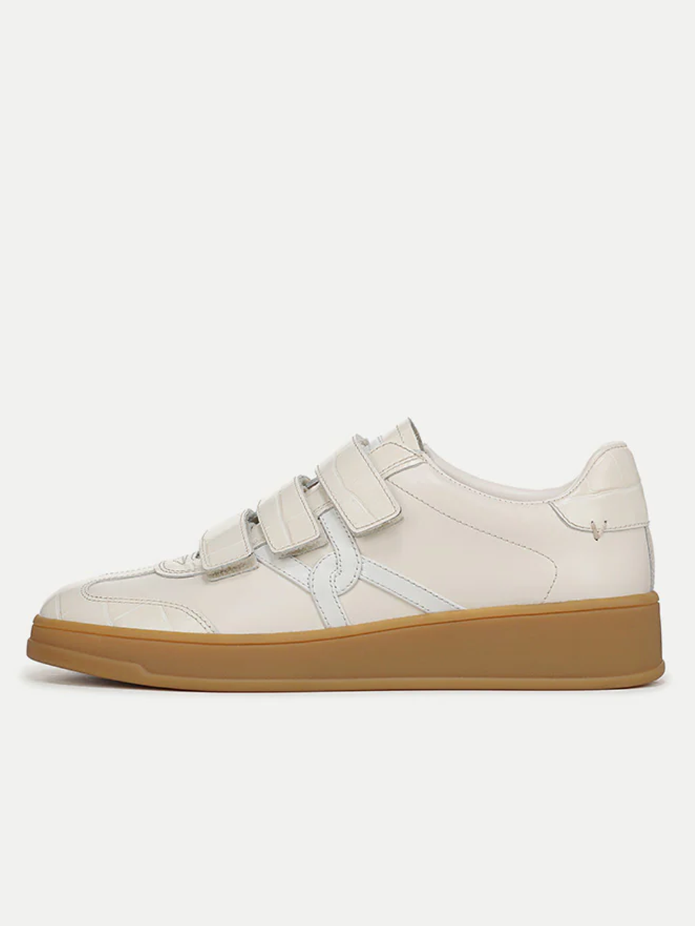 Reagan Velcro Sneaker in Parchment