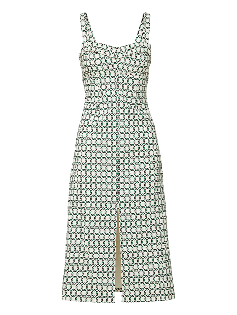 Colleen Stretch-Linen Midi Dress
