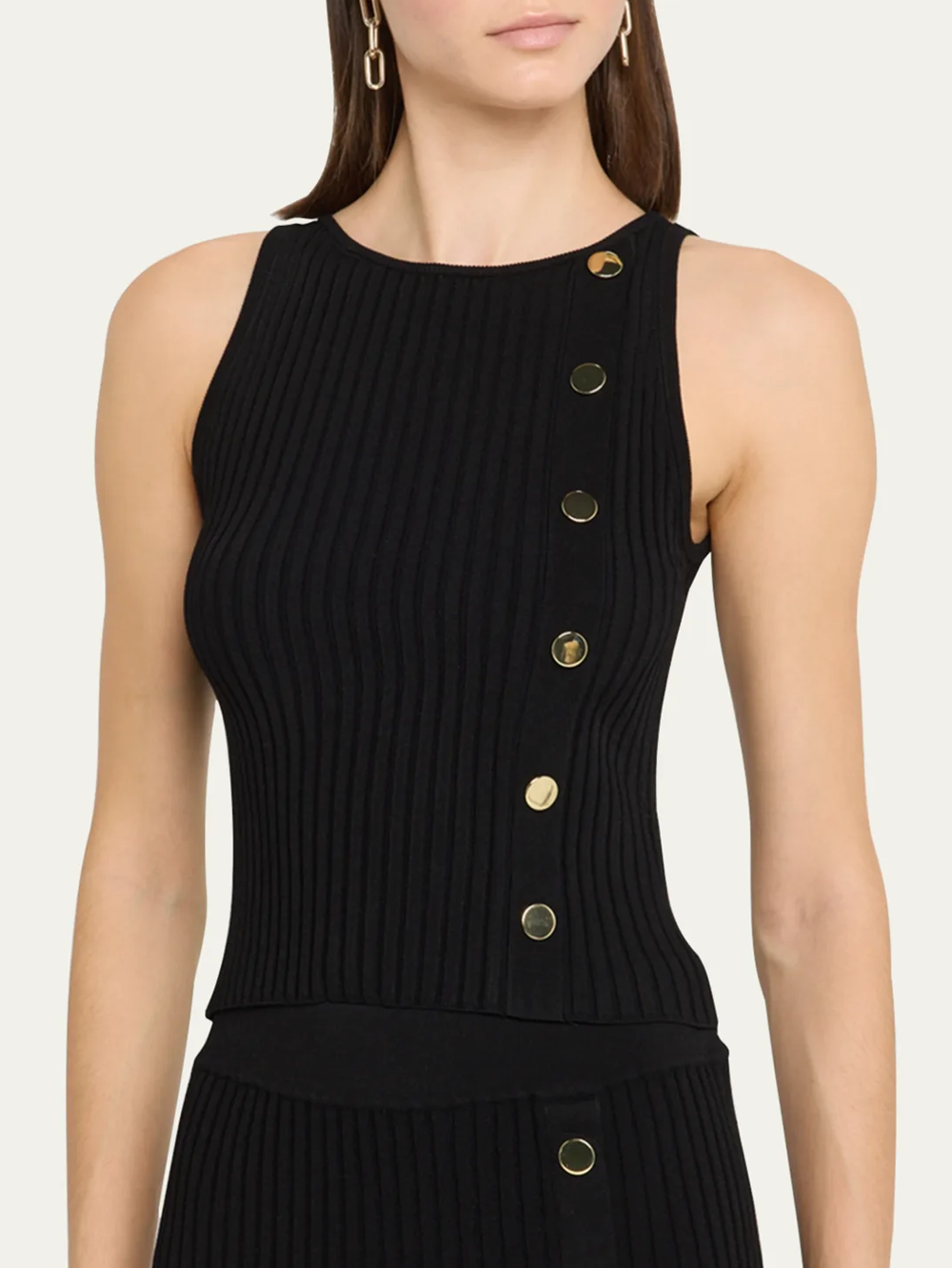 Nelson Buttoned Tank Top