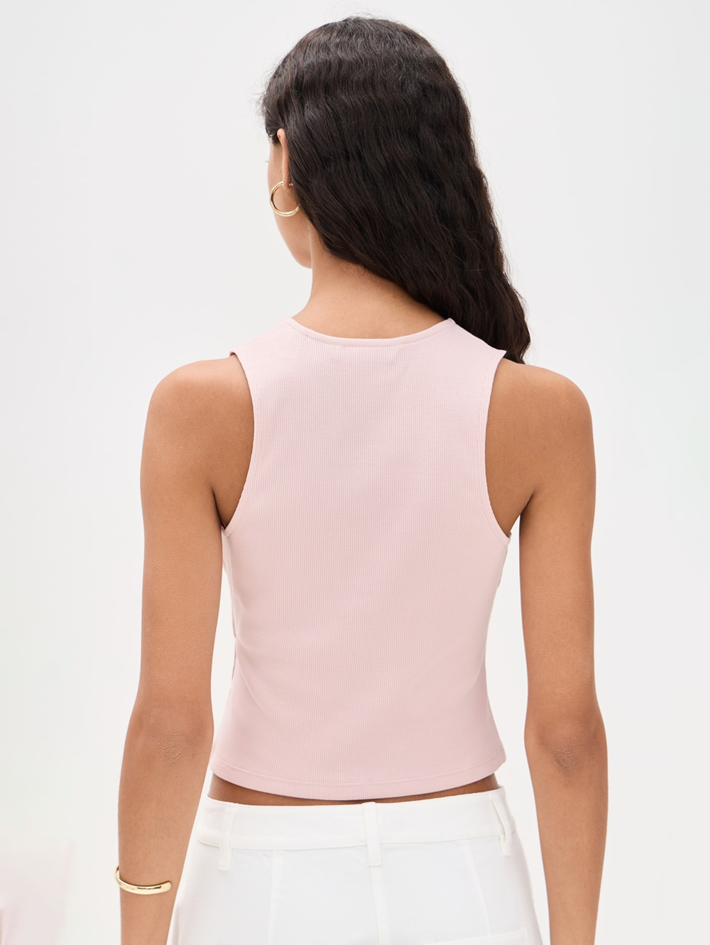 Hoorne Tank Top in Pink