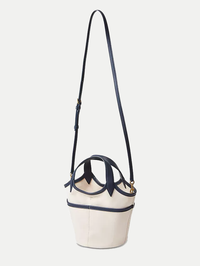 Canvas Leather-Trimmed Anchor Bag