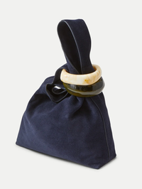 Veronica Beard Suede Swing Clutch