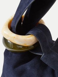 Veronica Beard Suede Swing Clutch