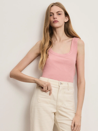 Belvedere Knit Tank Top by VERONICA BEARD-PETAL-AMY Atelier