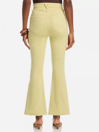VERONICA BEARD Carson Kick-Flare Jean in PISTACHIO – Image 2