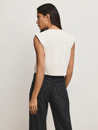 Cliffwood Cropped Vest by VERONICA BEARD - View 3