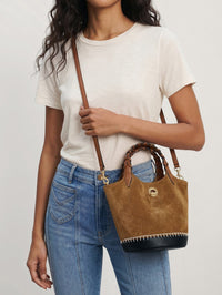 VERONICA BEARD COLORBLOCK ANCHOR BAG IN ACORN MULTI – Image 5