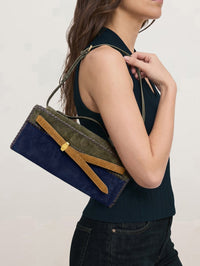 VERONICA BEARD COLORBLOCK DASH BAG IN CYPRESS MULTI – Image 7