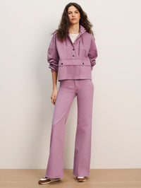 VERONICA BEARD CUNNINGHAM PULLOVER IN ORCHID HAZE - 5