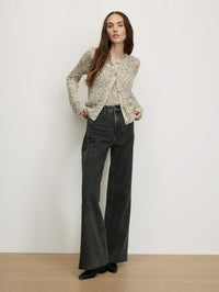 VERONICA BEARD DRUMMOND CARDIGAN IN DOVE MULTI – Image 2