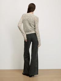 VERONICA BEARD DRUMMOND CARDIGAN IN DOVE MULTI – Image 4