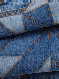 VERONICA BEARD Dylan Ankle High Rise Straight Jean in Prism Blue in Prism Blue – Image 4