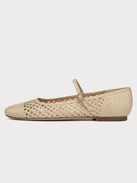 Ellie Raffia Mary Jane Flat by VERONICA BEARD-NATURAL-AMY Atelier