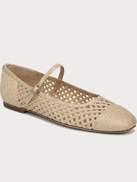 Ellie Raffia Mary Jane Flat by VERONICA BEARD - View 3