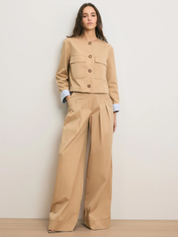 Gala Cropped Utility Jacket by VERONICA BEARD - View 2