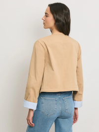 Gala Cropped Utility Jacket by VERONICA BEARD - View 3