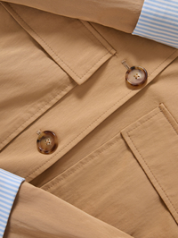 Gala Cropped Utility Jacket by VERONICA BEARD - View 5