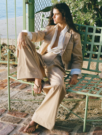 Gala Cropped Utility Jacket by VERONICA BEARD - View 7