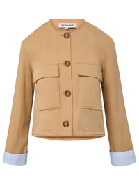 Gala Cropped Utility Jacket by VERONICA BEARD - View 8