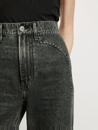 VERONICA BEARD GRANT HIGH RISE WIDE LEG JEAN IN TORNADO – Image 6