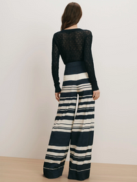 Heron Crossover Waistband Pant by VERONICA BEARD - View 2