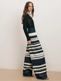 Heron Crossover Waistband Pant by VERONICA BEARD - View 5