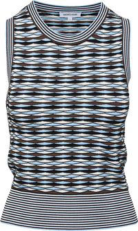 Jerrel Cropped Knit Tank Top by VERONICA BEARD - View 6