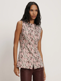 Jessup Floral Vest by VERONICA BEARD-RAISIN MULTI-AMY Atelier