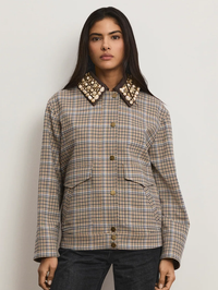Kasper Plaid Chore Jacket by VERONICA BEARD - View 3