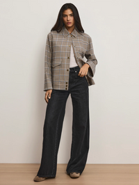 Kasper Plaid Chore Jacket by VERONICA BEARD - View 5