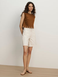 VERONICA BEARD KESSAN TOP IN DEEP OCHRE - 2