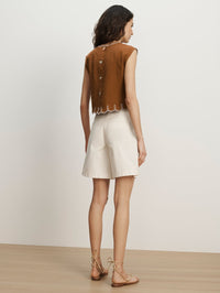 VERONICA BEARD KESSAN TOP IN DEEP OCHRE - 4