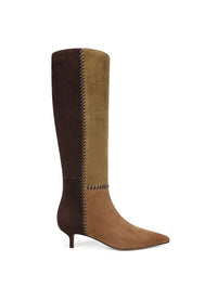 VERONICA BEARD LISA 45 TALL WHIPSTITCH BOOT IN CHESTNUT/FENNEL/ESPRESSO – Image 6