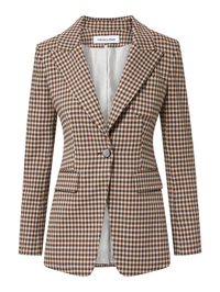 Livvy Houndstooth Dickey Jacket by VERONICA BEARD - View 6