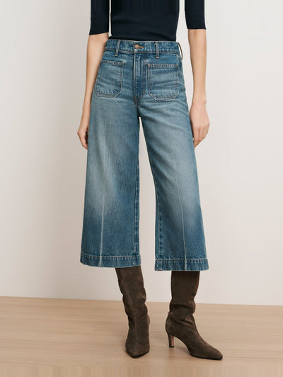 Marlowe Jean With Patch Pockets in Memory Lane