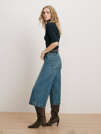 VERONICA BEARD Marlowe Jean With Patch Pockets in Memory Lane – Image 3
