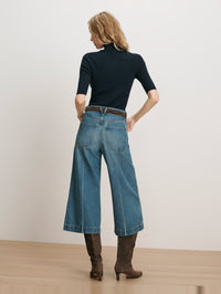 VERONICA BEARD Marlowe Jean With Patch Pockets in Memory Lane – Image 4