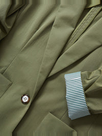VERONICA BEARD Mccallin Dickey Jacket in Stone Army in Stone Army – Image 4