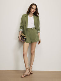 VERONICA BEARD Mccallin Dickey Jacket in Stone Army in Stone Army – Image 6