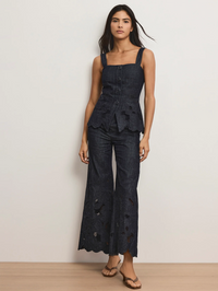 Mirielle Eyelet Tank Top by VERONICA BEARD - View 2