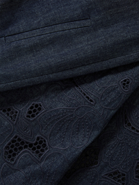 Osborne Wide-Leg Eyelet Pant by VERONICA BEARD - View 7