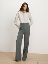 VERONICA BEARD Rourke Top in Ecru Multi – Image 2