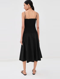 VERONICA BEARD Serenel Dress in Black in Black – Image 3