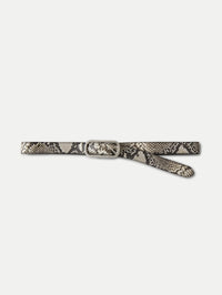 VERONICA BEARD Snake Embossed Loop Belt in Natural Multi – Image 1