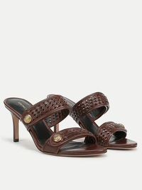 Sona Woven Heeled Sandal by VERONICA BEARD - View 3